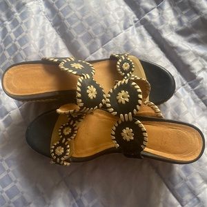 Jack Rodgers Cork Wedge Sandals